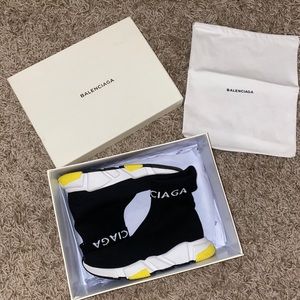 Balenciaga Speed High-Top Fold Over shoes